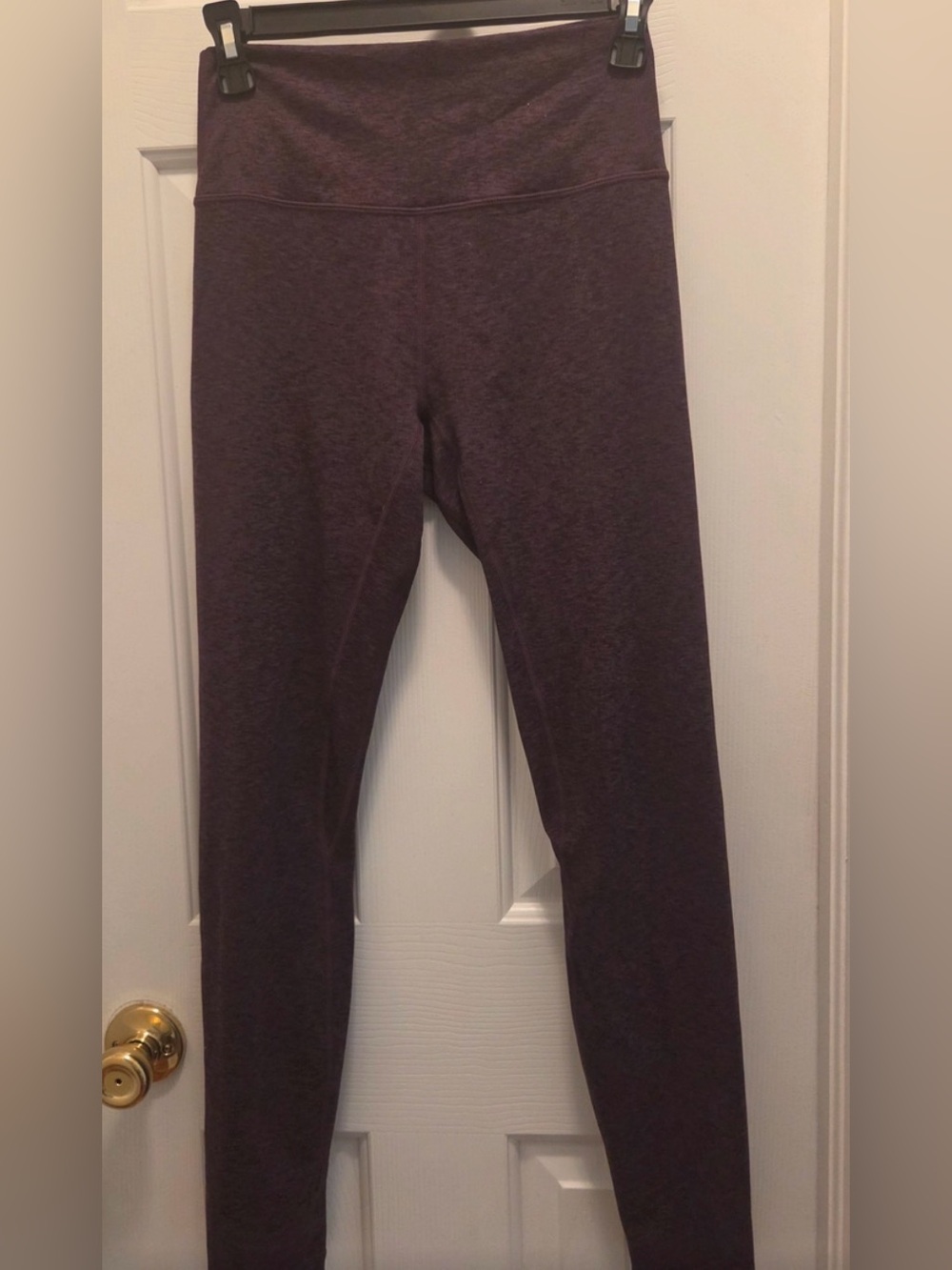 ZYIA Plum Strechy High-Rise Leggings